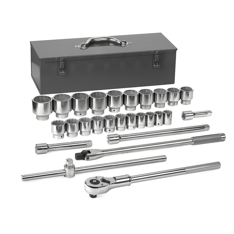 27 Pc. 3/4 Drive 12 Point Socket Set