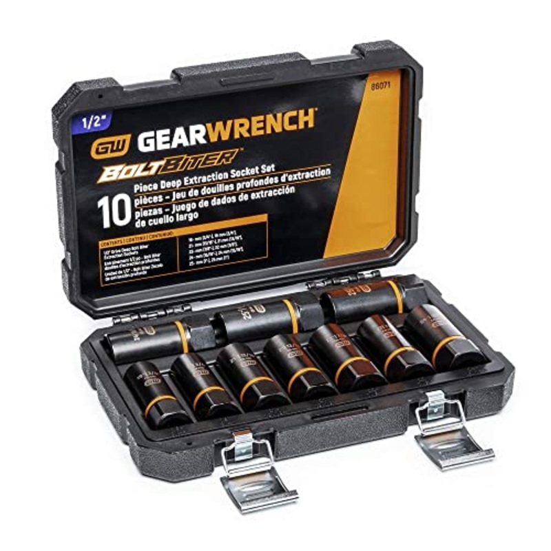 GEARWRENCH – 10Pc 1/2 Drive Bolt Biter Set (86071)