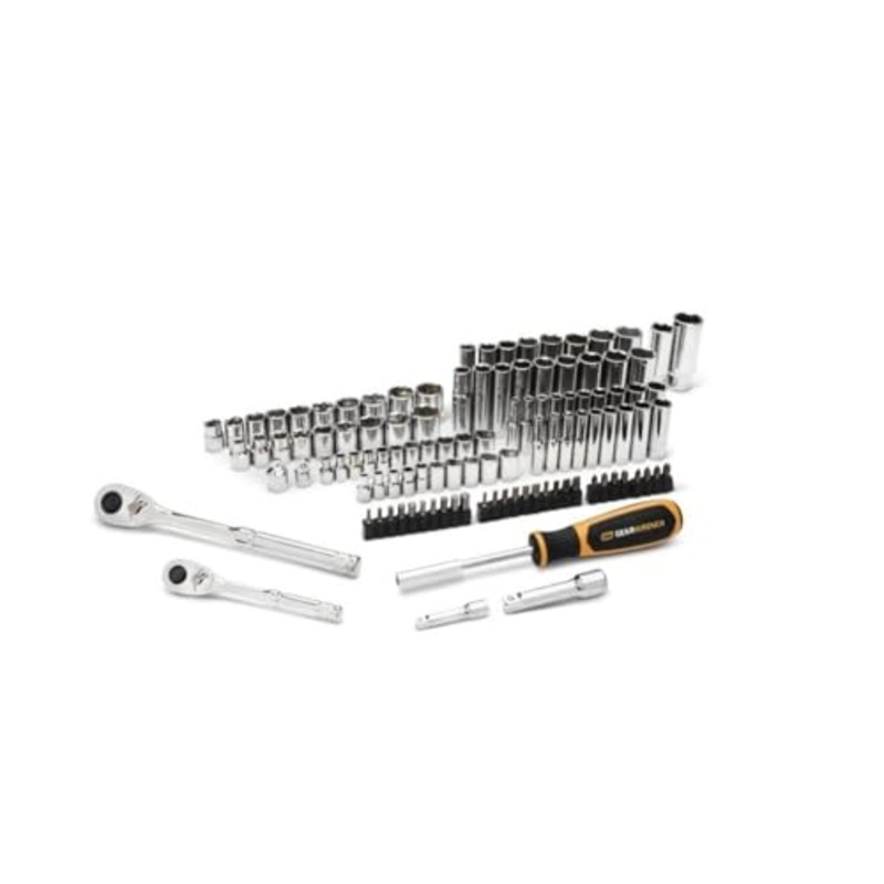 GEARWRENCH 115-Piece 1/4, 3/8 Drive SAE/MM Mechanics Tool Set