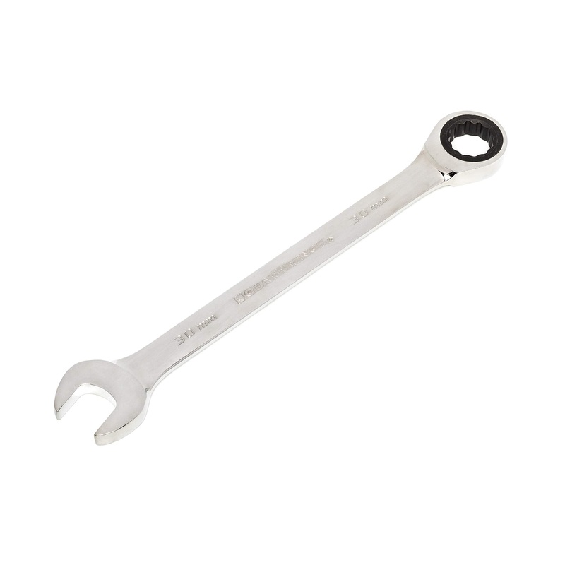 GEARWRENCH 12 Pt. Ratcheting Combination Wrench, 30mm – 9130D