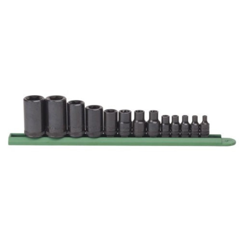 GEARWRENCH 13-Piece 1/4, 3/8 & 1/2 Drive External Torx Socket Set