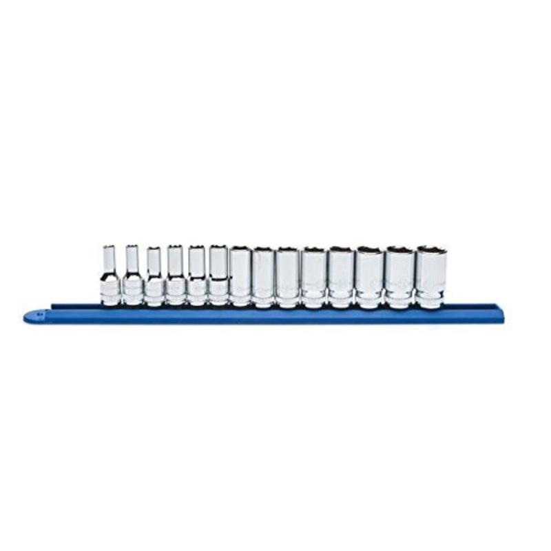 GEARWRENCH 14 Pc. 3/8 Drive 6 Point Mid-Length Socket Set, Metric – 80554S