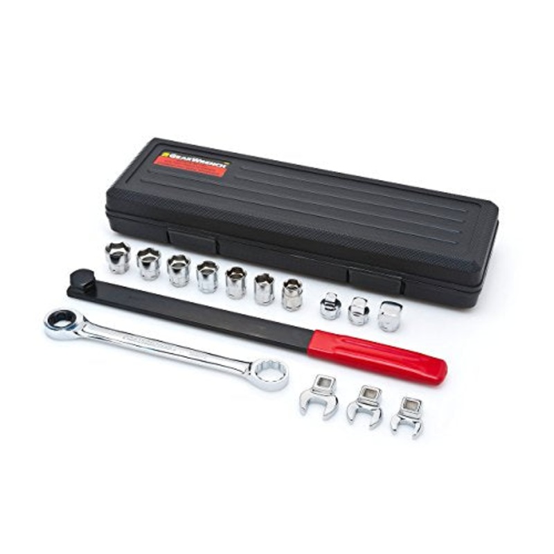 GEARWRENCH 15 Piece Ratcheting Serpentine Belt Tool Set | 3680D