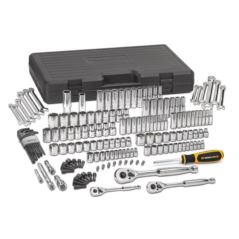GEARWRENCH 165pc. SAE/Metric Mechanics Tool Set