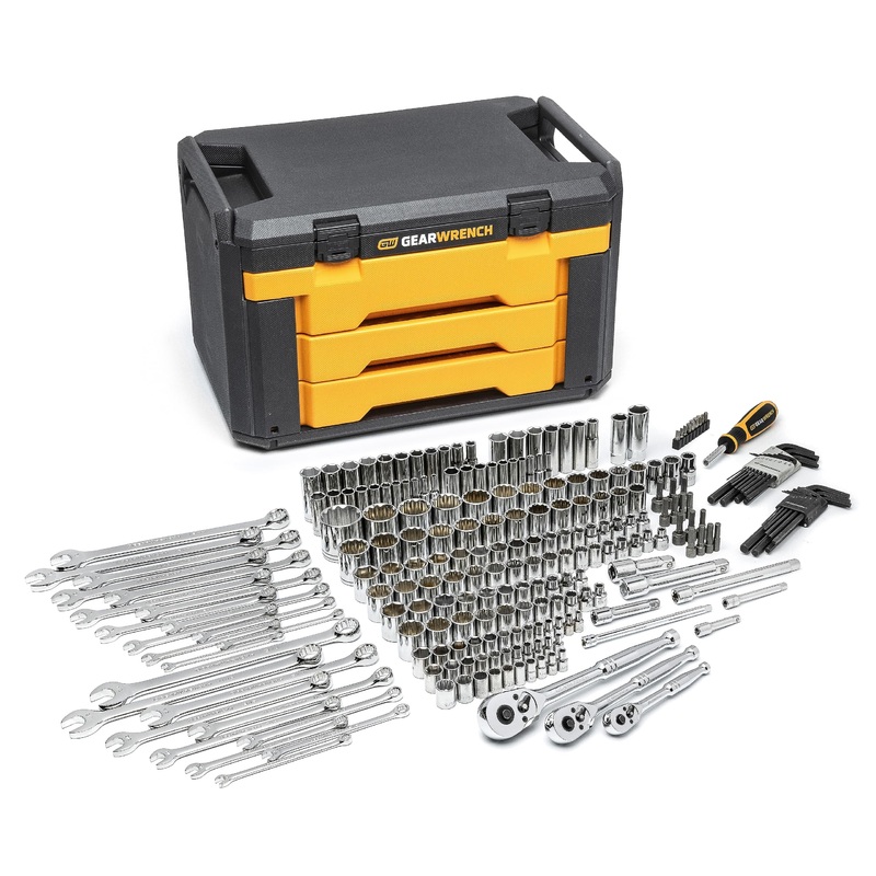GEARWRENCH 239 Pc. BMC Mechanics Tool Set 1/4, 3/8, 1/2 – 80942