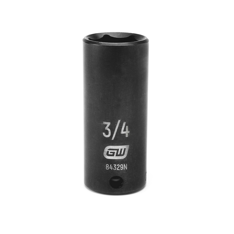 GEARWRENCH 3/8 Drive 6 Point Deep Impact SAE Socket 3/4 – 84329N