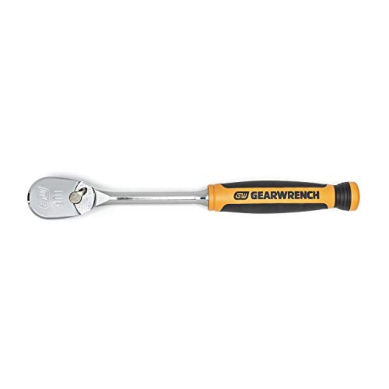 GEARWRENCH 3/8 Drive 90 Tooth Full Polish Teardrop Ratchet – 81211T