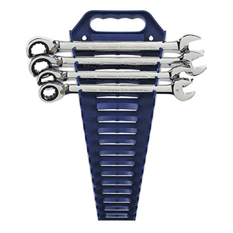 GEARWRENCH 8 Piece 72-Tooth 12 Point Reversible Ratcheting Combination SAE Wrench Set | 9533N