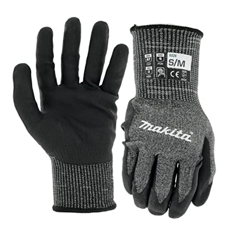 Makita (T-04145) Nitrile Coated Dipped Gloves