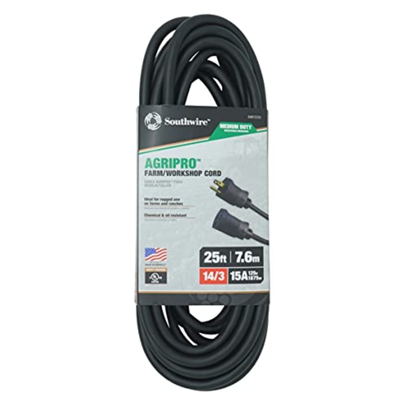 Southwire AgriPro 25-Foot Outdoor Extension Cord