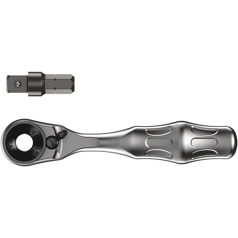 Wera Tools 8001 A 1/4 Square Drive Bit Ratchet, 60 Teeth
