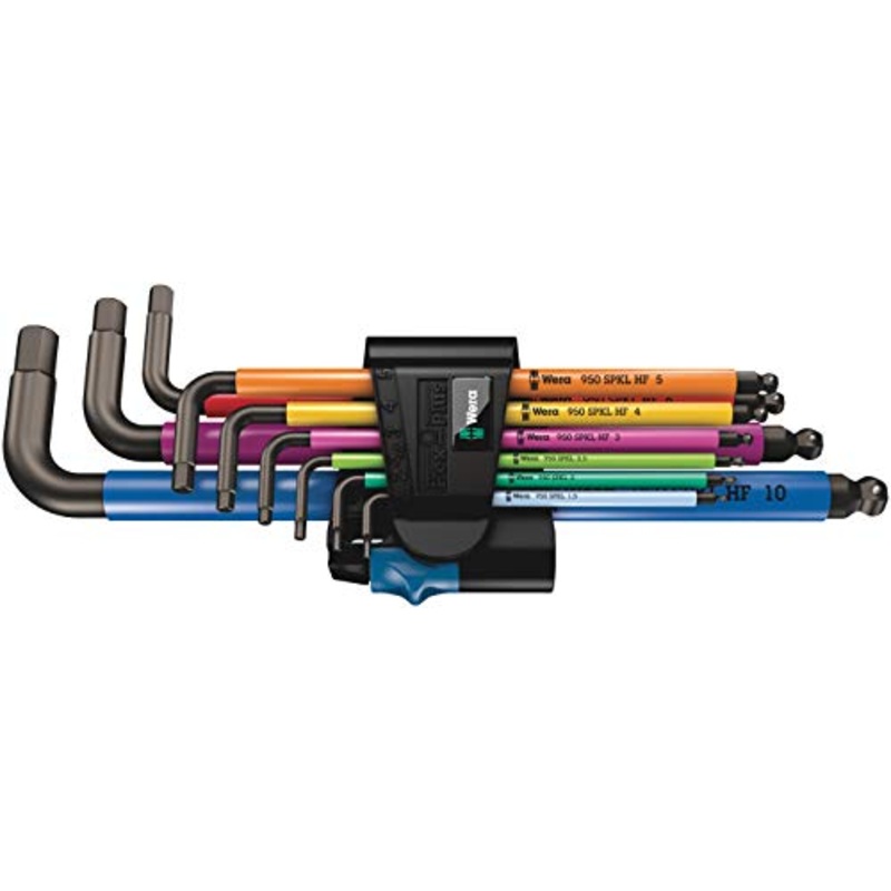 950 SPKL/9 SM HF Multicolour L-key set metric BlackLaser