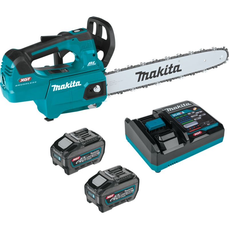 Makita (GCU03T) 40V MAX XGT Brushless Cordless 16 In. Top Handle Chain Saw Kit