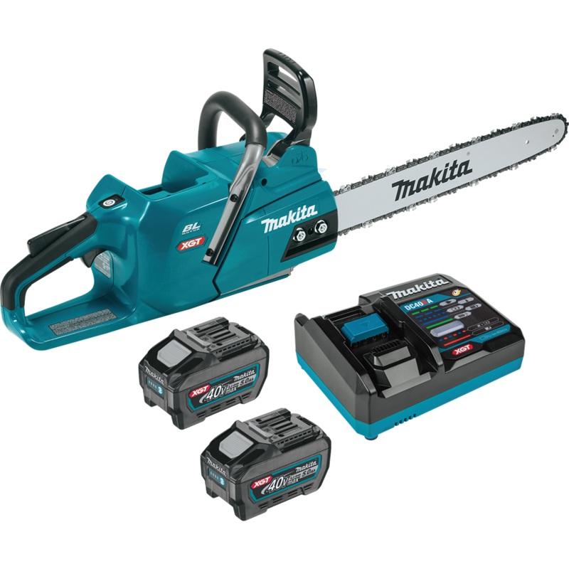 Makita (GCU04T) 40V MAX XGT Brushless Cordless 18 In. Chain Saw Kit