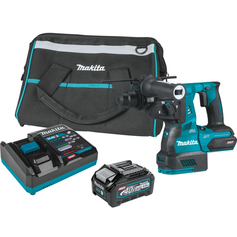 Makita (GRH01M1) 40V Max XGT Brushless Cordless 1-1/8 In. AVT Rotary Hammer Kit