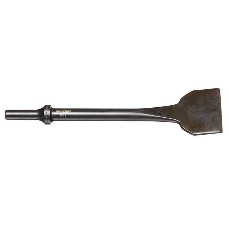 Mayhew Tools 31970 Pneumatic Scraper, 2 x 8-1/2, Black Oxide Finish