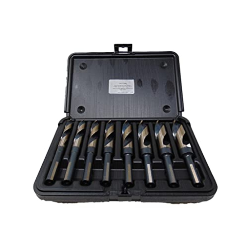 Norseman by Viking Drill and Tool 26473 8 Piece 9/16 in. to 1 in. Heavy Duty Black and Gold Vortex 1/2 in. Shank Set