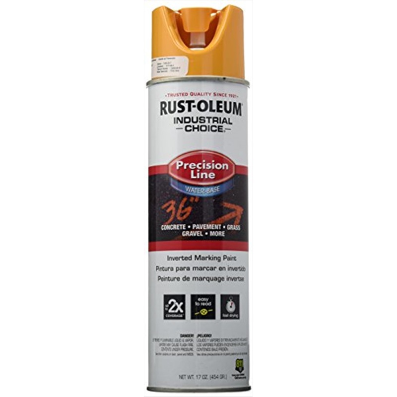 RUST-OLEUM 203033 M1800 Caution Yellow Gloss 17 OZ. Spray, 1.06 Pound (Pack of 1)