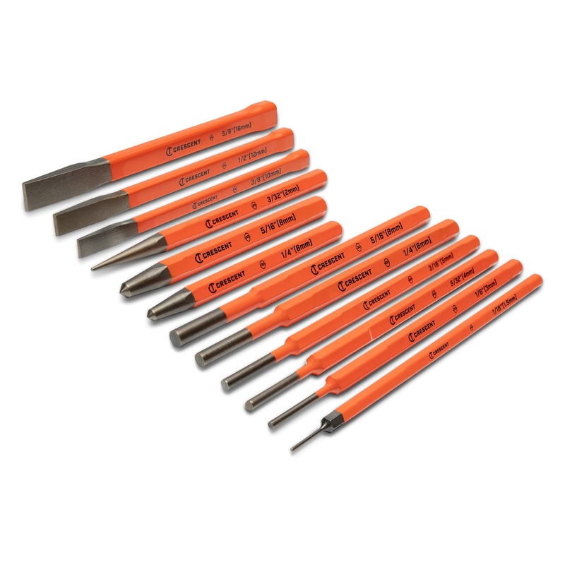 Crescent 12 Piece Set, Punch & Chisel – CPCCHS12