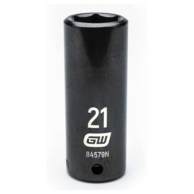 GEARWRENCH 1/2 Drive 6 Pt. Deep Impact Socket, 21mm – 84579N