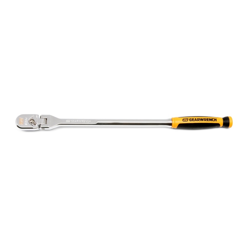 GEARWRENCH 3/8 Drive 120XP Dual Material Handle Flex Head Teardrop Ratchet | 81210XP