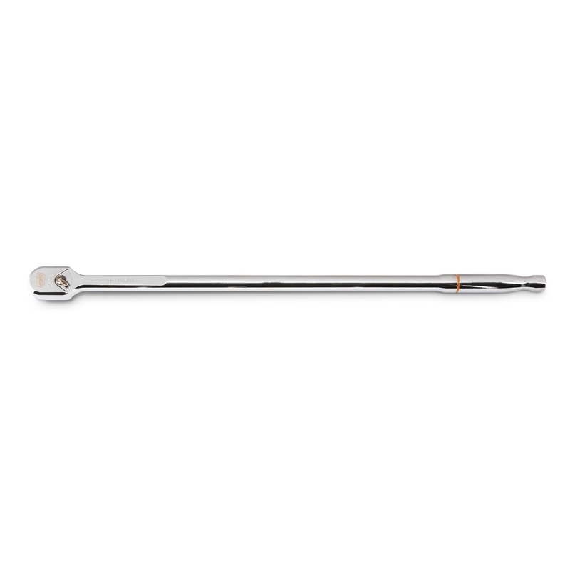 GEARWRENCH 3/8 Drive 120XP Full Polish Chrome Extra Long Handle Teardrop Ratchet | 81269XP