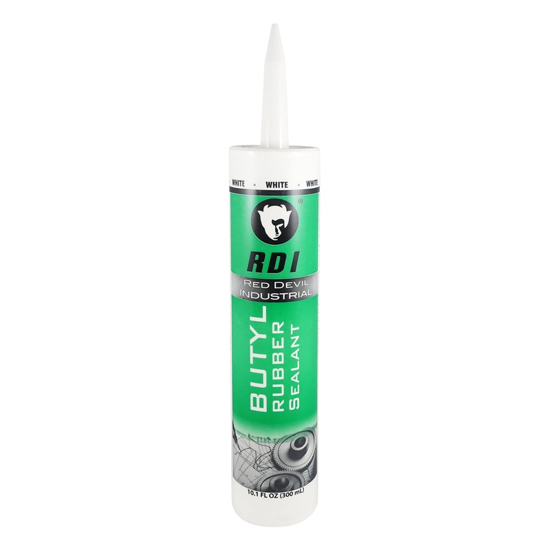 Red Devil 06970I RD Pro Butyl Rubber Sealant, 10.1 Fl oz (300 ml) 1-Pack, White 1 – Pack White