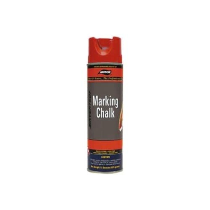 Aervoe 216 Lead-Free Non-Clogging Can Temporary Marking Chalk Spray, 20-Oz, Red