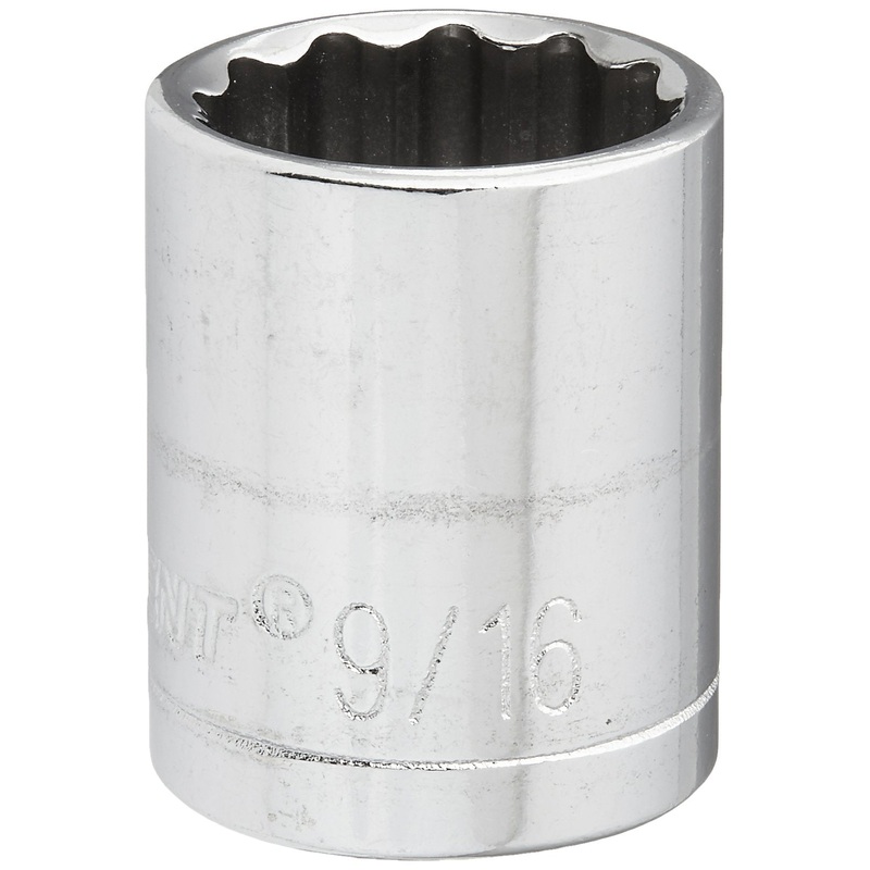 Crescent 3/8 Drive 12 Point Standard SAE Socket 9/16 – CDS28N (Pack of 1)