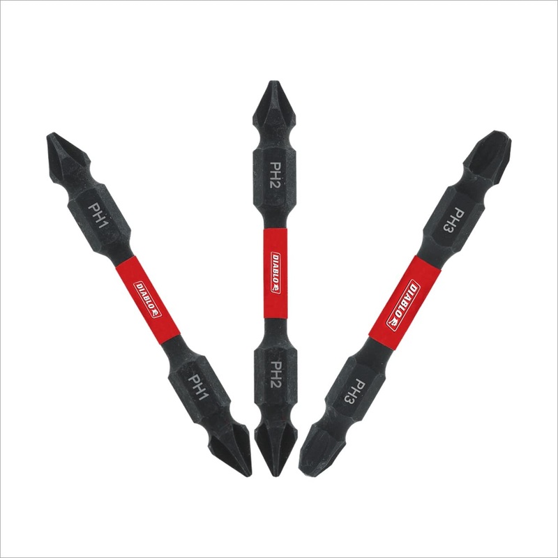 Diablo DDEPH225B 2-1/2 Double-Ended Phillips Drive Bit (Bulk)