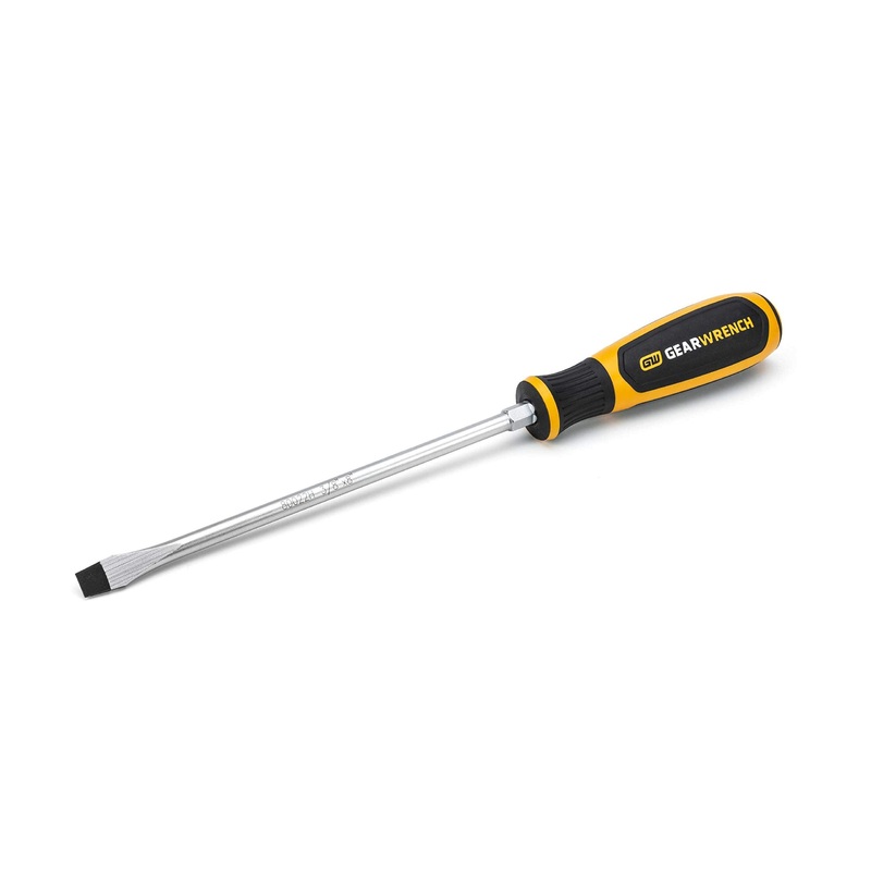 GEARWRENCH 1/4 x 8 Slotted Dual Material Screwdriver – 80022H