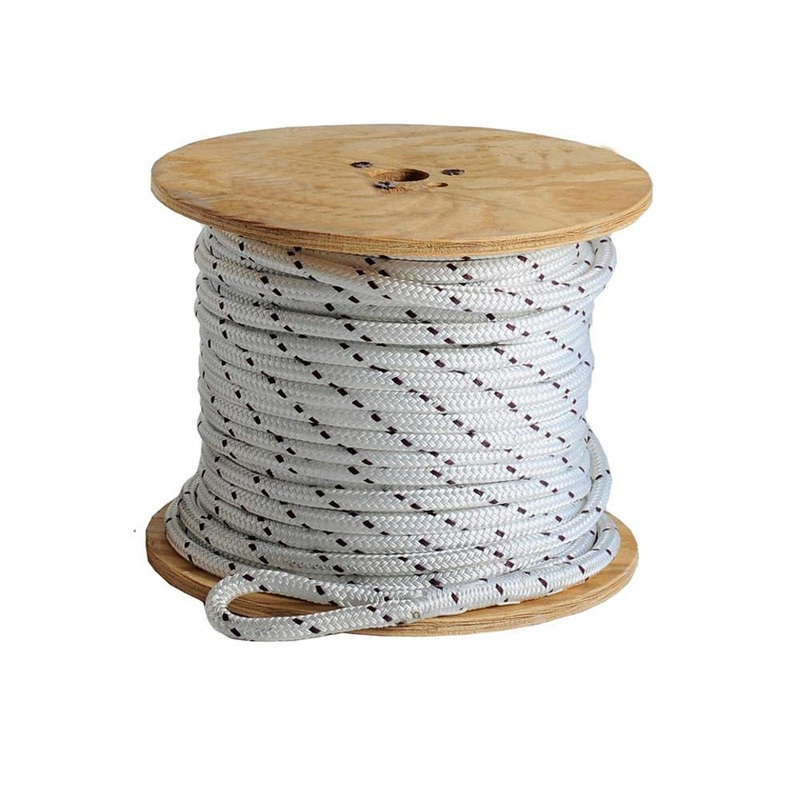 Southwire P-586 Double Braided Composite Rope for Cable Pulling; 5/8-Inch by 600Ft; 18,000 lbs Breaking Strength; UV; Chemical and Abrasion Resistant 600-Feet White 600-Feet 5/8 Inch
