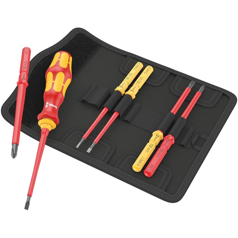 Wera Tools – Kraftform Kompakt VDE 7 Universal 1 Tool Finder, 7 Pieces – 05006600001