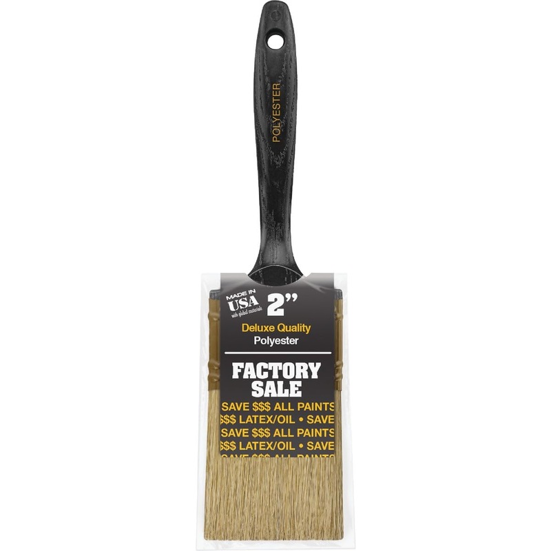 Wooster Brush P3972-2 Factory Sale Polyester Paintbrush, 2-Inch, Gold (Pack of 1)