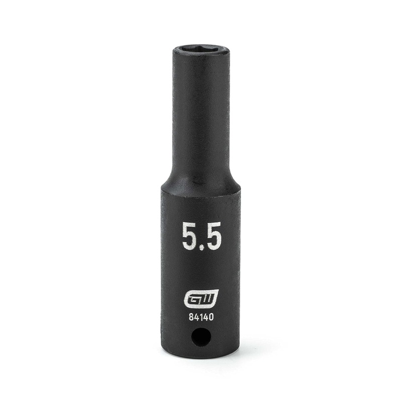 GEARWRENCH 1/4 Drive 6 Point Deep Impact Metric Socket 5.5mm – 84140