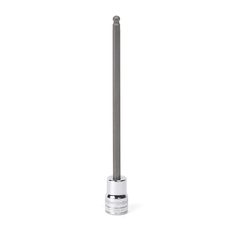 GEARWRENCH 3/8 Drive Long Ball End Hex Bit Socket, 6mm Bit – 80444