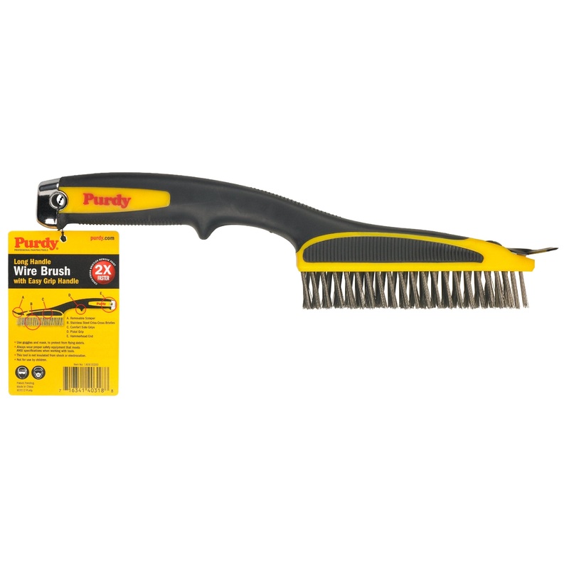 Purdy 140910200 Wire Brush, 2 x 2 Stainless Steel Brush