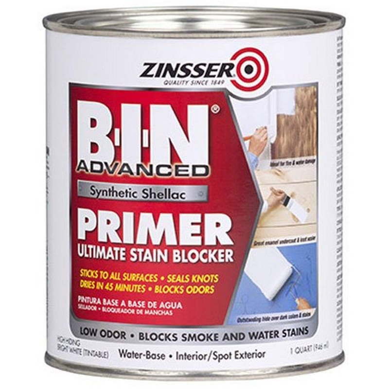 Rust-Oleum 271009 Advanced Synthetic Shellac Watercolor Primer, 1-Quart, White, 32 Fl Oz (Pack of 1)
