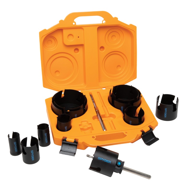 Spyder 14-Piece Carbide Tipped Deep Cut Hole Saw Kit