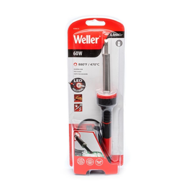 Weller 60W/120V Soldering Iron, LED Halo Ring – WLIR6012A