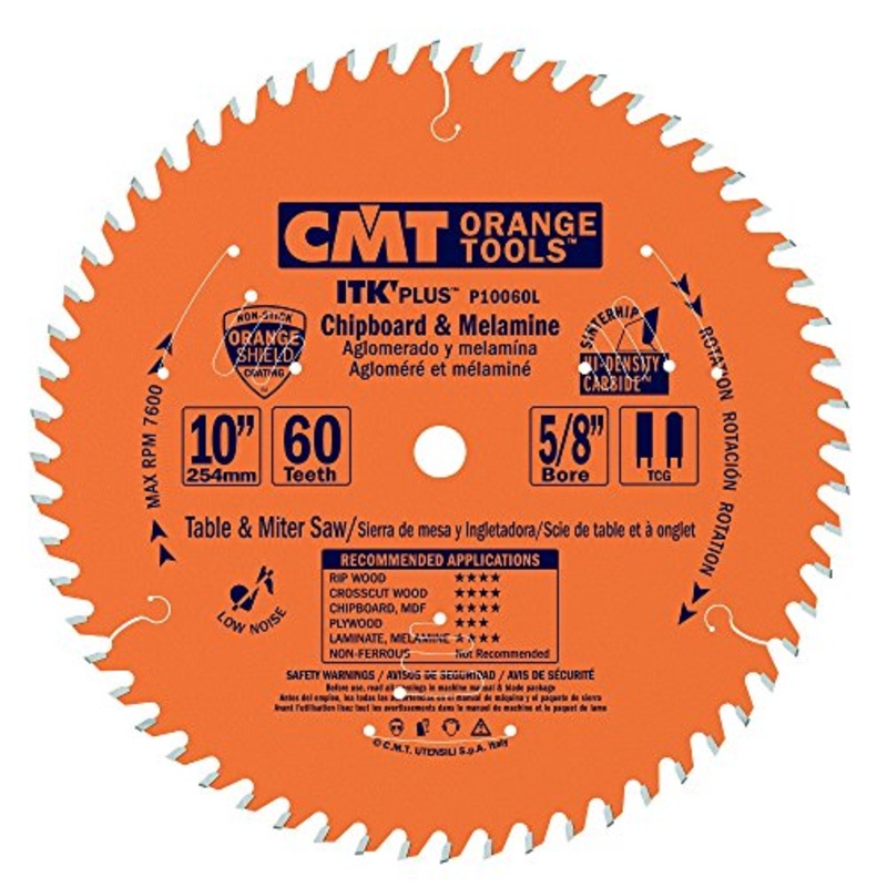 CMT Contractor ITK-PLUS Chipboard and Melamine Saw Blades
