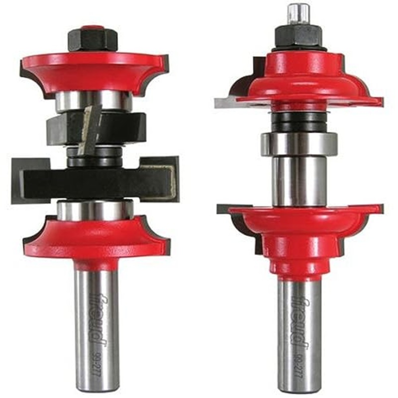 Freud 99-277: 1-7/8 (dia.) Entry & Interior Door Router Bit System with 1/2 shank, 4-19/32 overall length