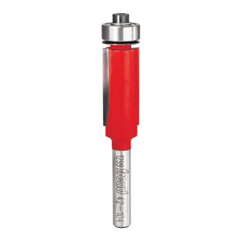Freud Bearing Flush Trim Bit|1/2 In. (Dia.) Bearing Flush Trim Bit with 1/4 In. Shank|1/2 In. (Dia.) Bearing Flush Trim Bit with 1/2 In. Shank