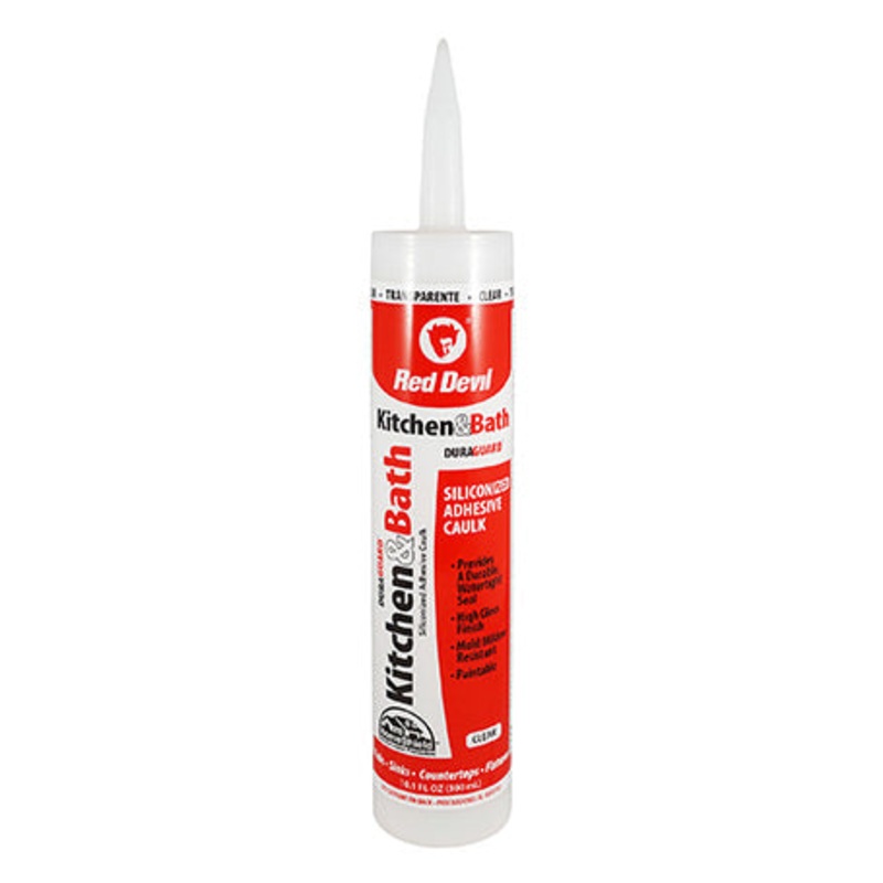 Red Devil Duraguard Kitchen & Bath Siliconized Acrylic Caulk