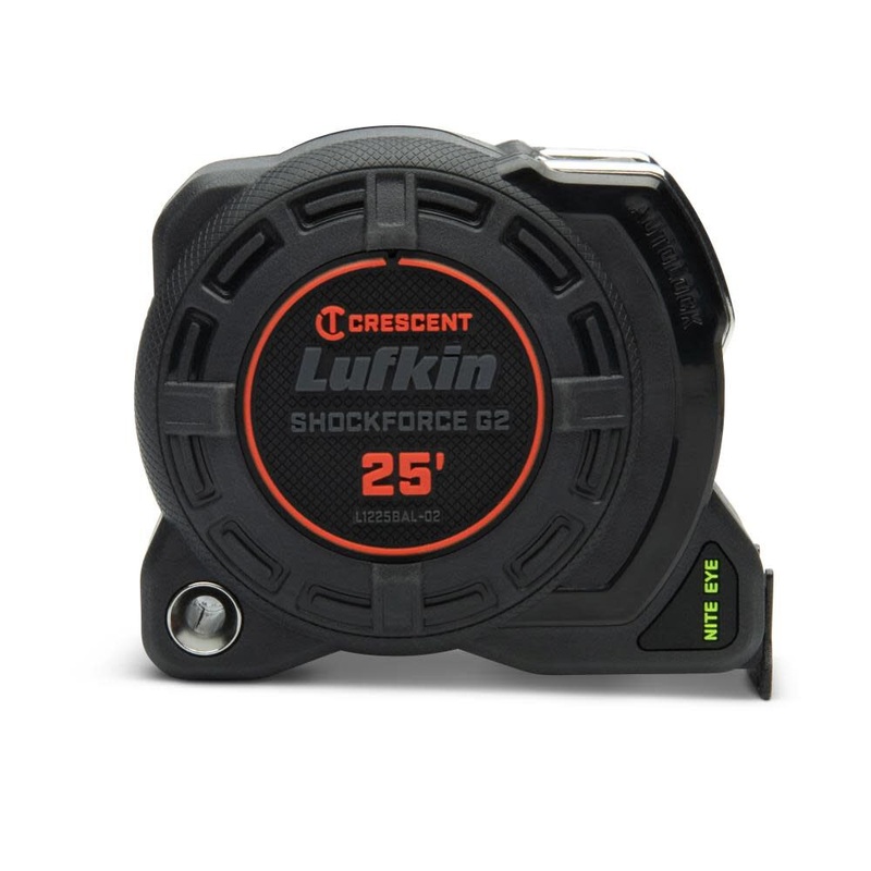 Crescent Shockforce Nite Eye G2 Auto Lock Tape Measure 1 1/4in x 25′