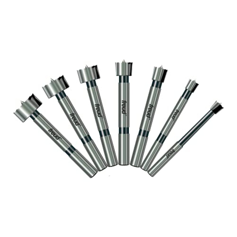 Freud 7 pcs. Precision Shear Serrated Edge Forstner Drill Bit Set 1/4 In. to 1 In.