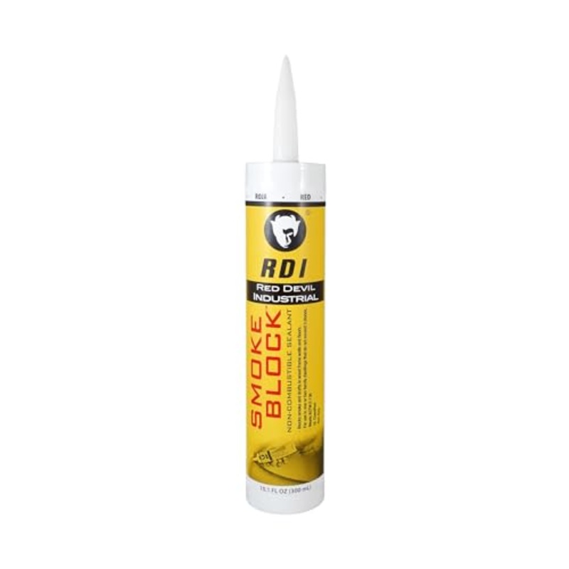 Red Devil 10.1oz Smoke Block Sealant (Red)