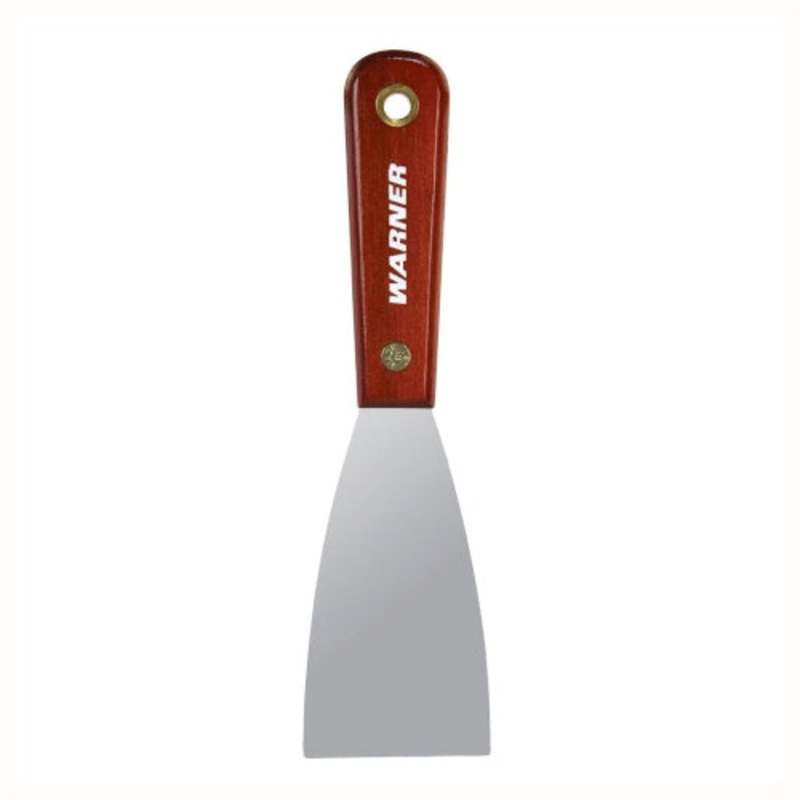 Warner 2 Flex Putty Knife, Carbon Steel, Rosewood Handle, Multicolor