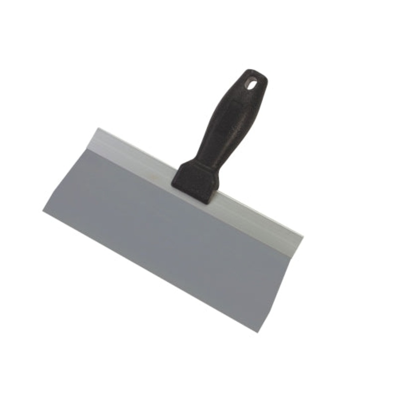 Warner 8 Blue Steel Drywall Taping Knife with Plastic Handle
