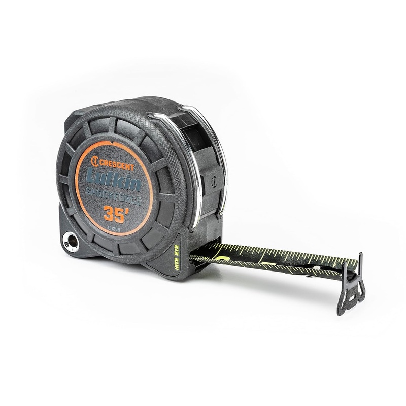 Crescent Lufkin 1-3/16 x 35′ Shockforce Nite Eye G1 Dual Sided Tape Measure